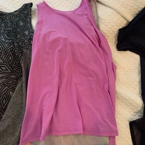 pink lulu tank top